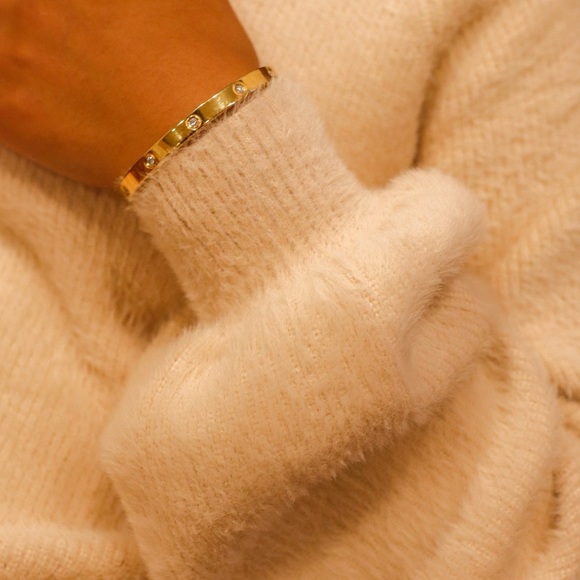 Cream Sweater Dress - Picture 2 of 4